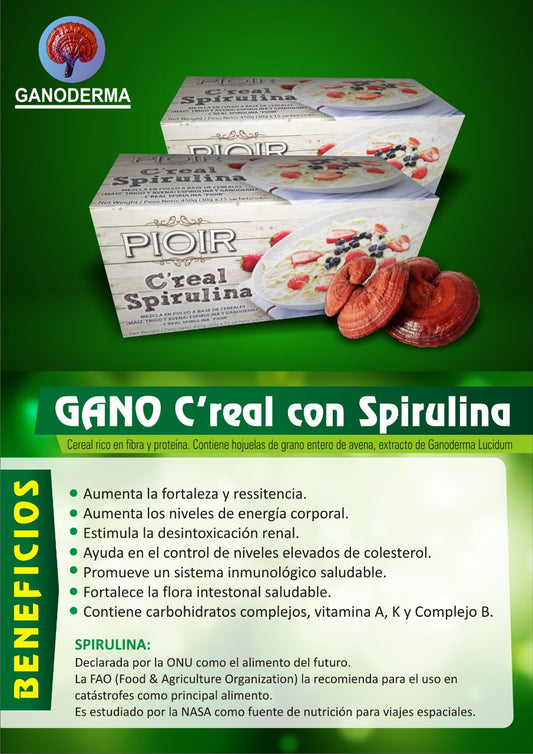 Cereal con Spirulina